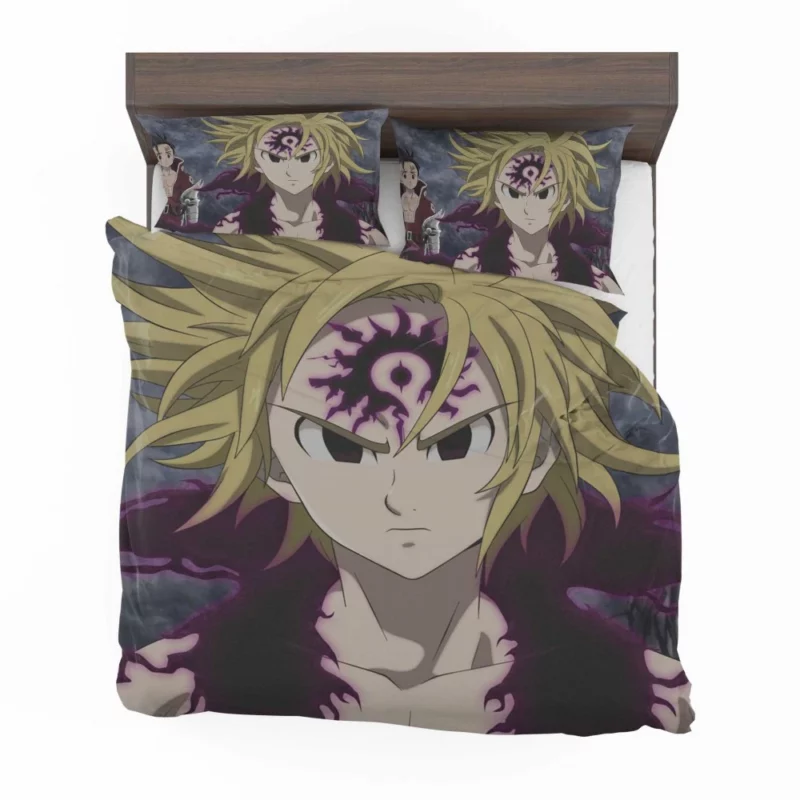 Meliodas and Zeldris Sibling Rivalry Anime Bedding Set 1