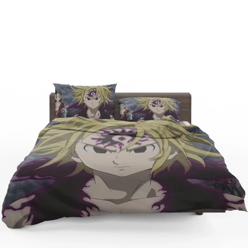 Meliodas and Zeldris Sibling Rivalry Anime Bedding Set