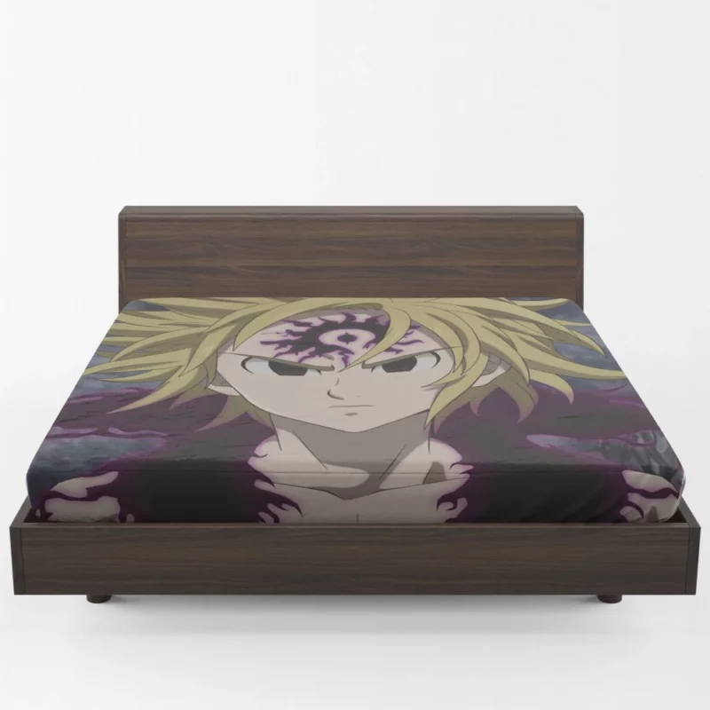 Meliodas and Zeldris Sibling Rivalry Anime Fitted Sheet 1