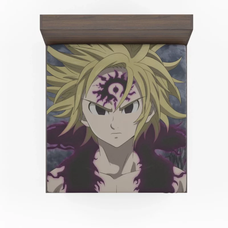 Meliodas and Zeldris Sibling Rivalry Anime Fitted Sheet