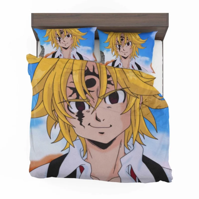 Meliodas in Classic Anime Style Bedding Set 1