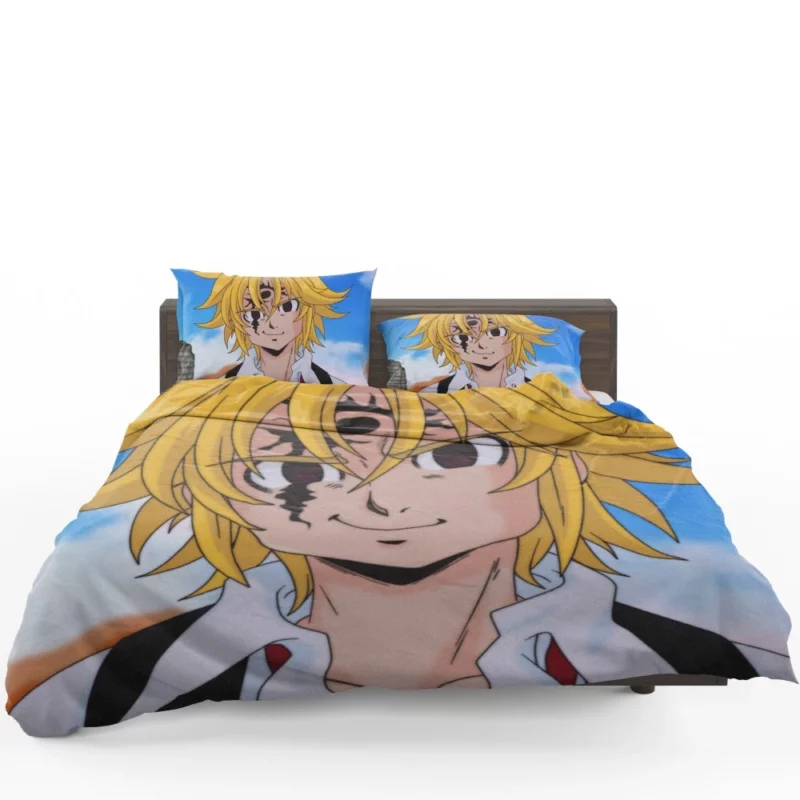 Meliodas in Classic Anime Style Bedding Set