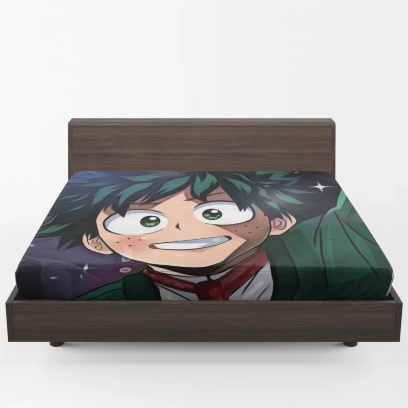 Midoriya Beyond Limits Anime Fitted Sheet 1