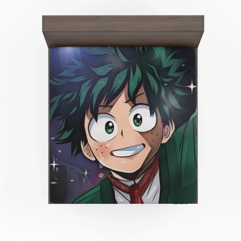 Midoriya Beyond Limits Anime Fitted Sheet