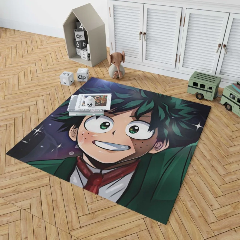 Midoriya Beyond Limits Anime Rug 1