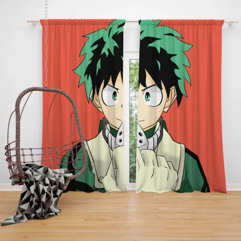 Midoriya Call to Heroism Anime Curtain