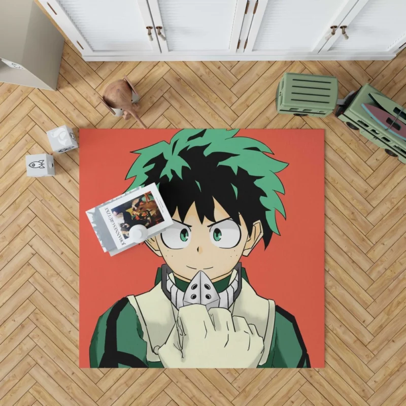 Midoriya Call to Heroism Anime Rug