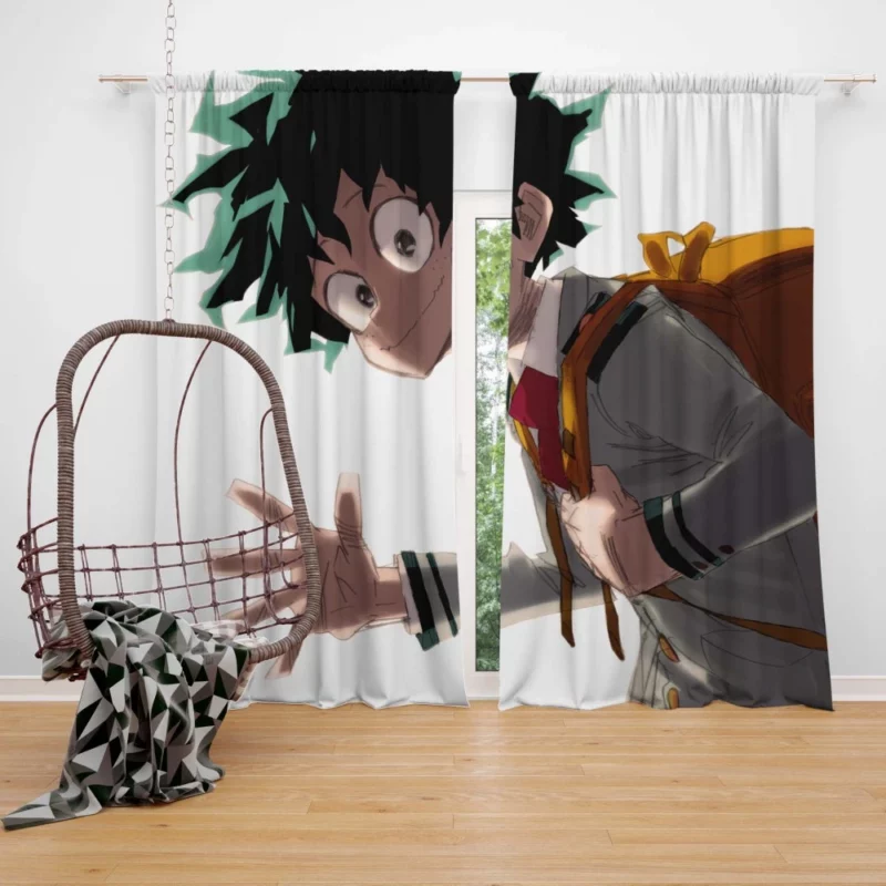 Midoriya Future Greatest Hero Anime Curtain