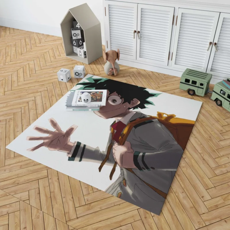 Midoriya Future Greatest Hero Anime Rug 1