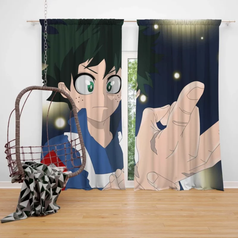 Midoriya Gifted with Heroism Anime Curtain