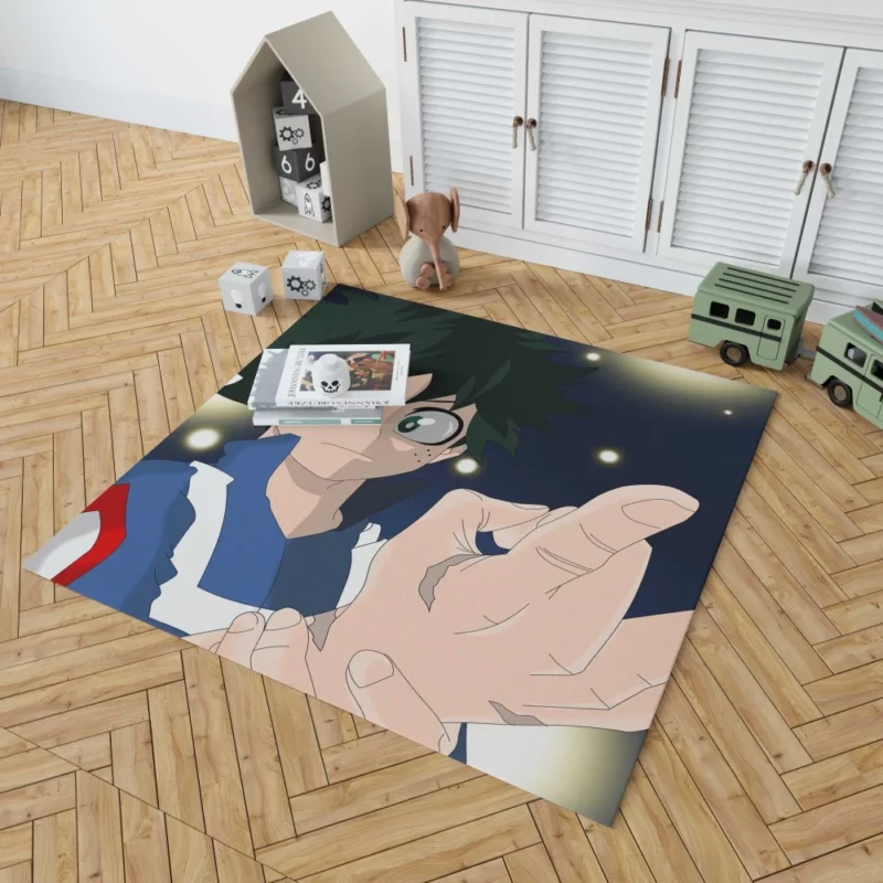 Midoriya Gifted with Heroism Anime Rug 1