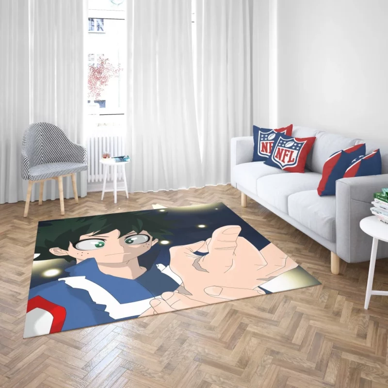 Midoriya Gifted with Heroism Anime Rug 2