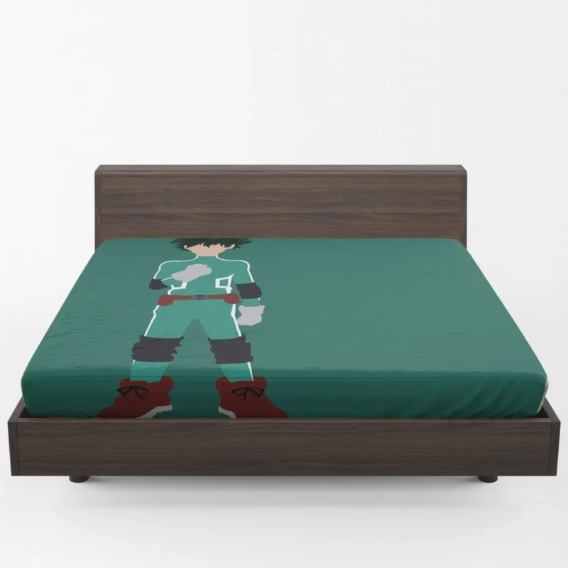 Midoriya Heart of Heroism Anime Fitted Sheet 1