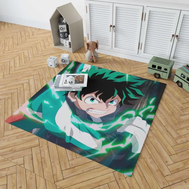 Midoriya Heart of a Hero Anime Rug 1