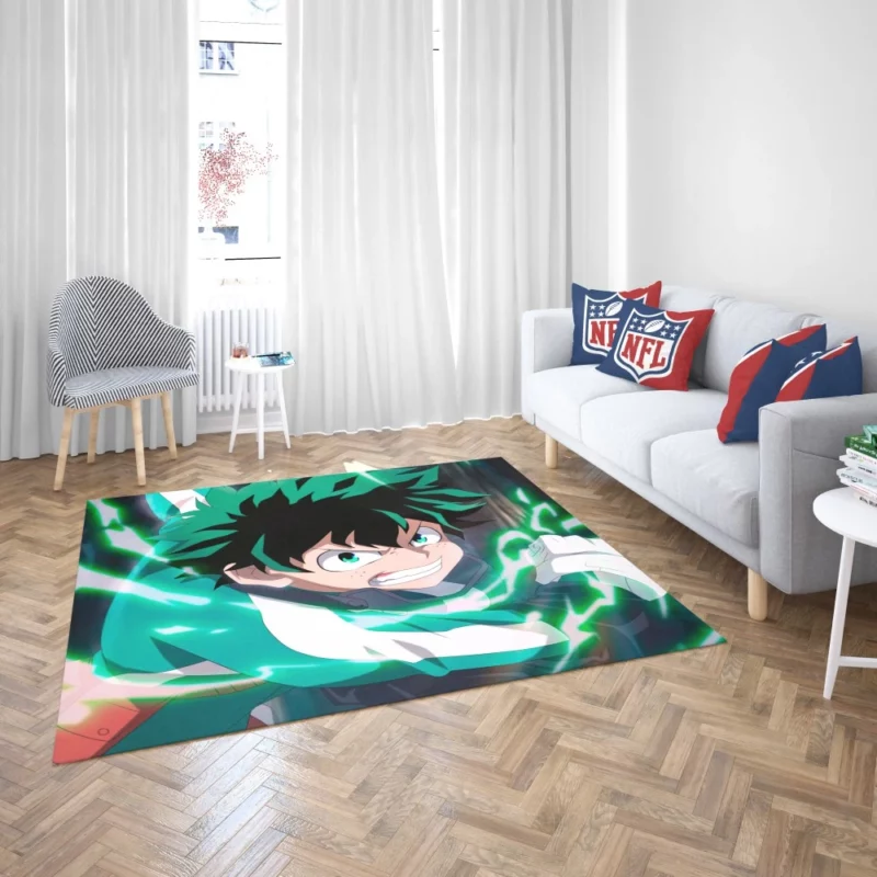 Midoriya Heart of a Hero Anime Rug 2