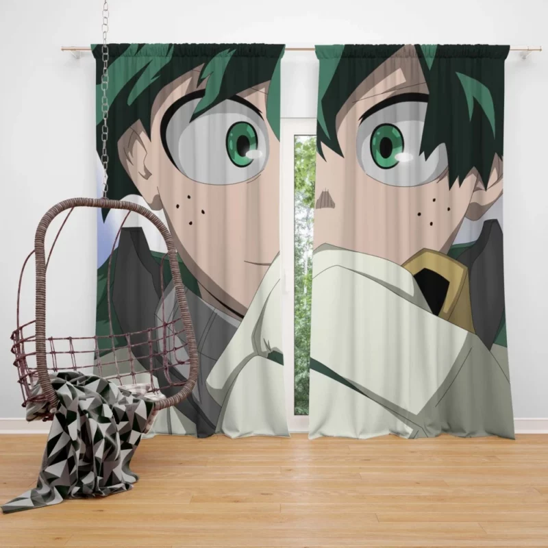 Midoriya Hero in Training Anime Curtain