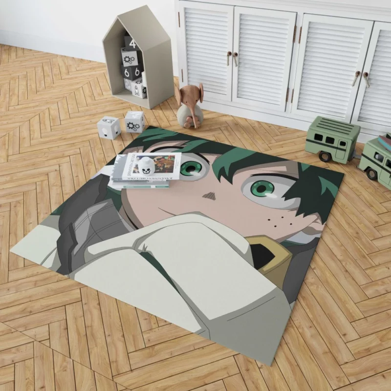 Midoriya Hero in Training Anime Rug 1