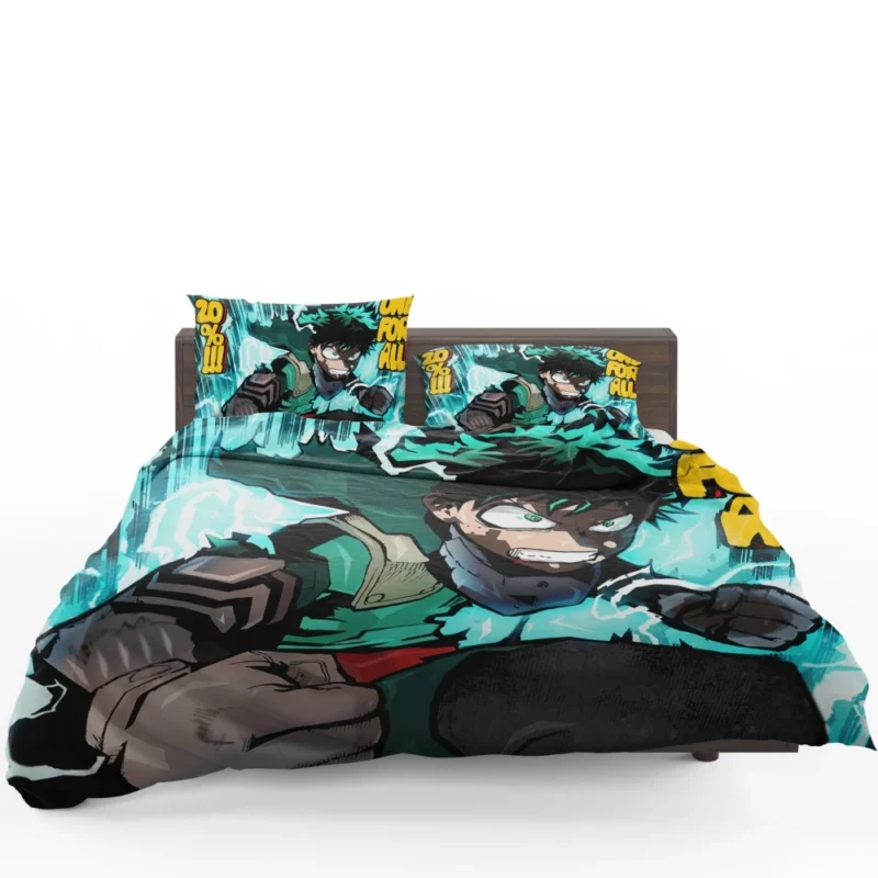 Midoriya Heroic Destiny Anime Bedding Set