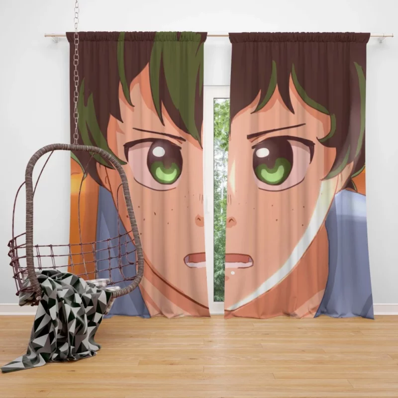 Midoriya Heroic Evolution Anime Curtain