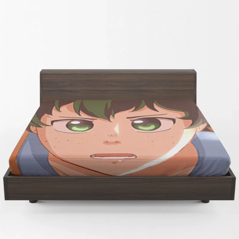 Midoriya Heroic Evolution Anime Fitted Sheet 1