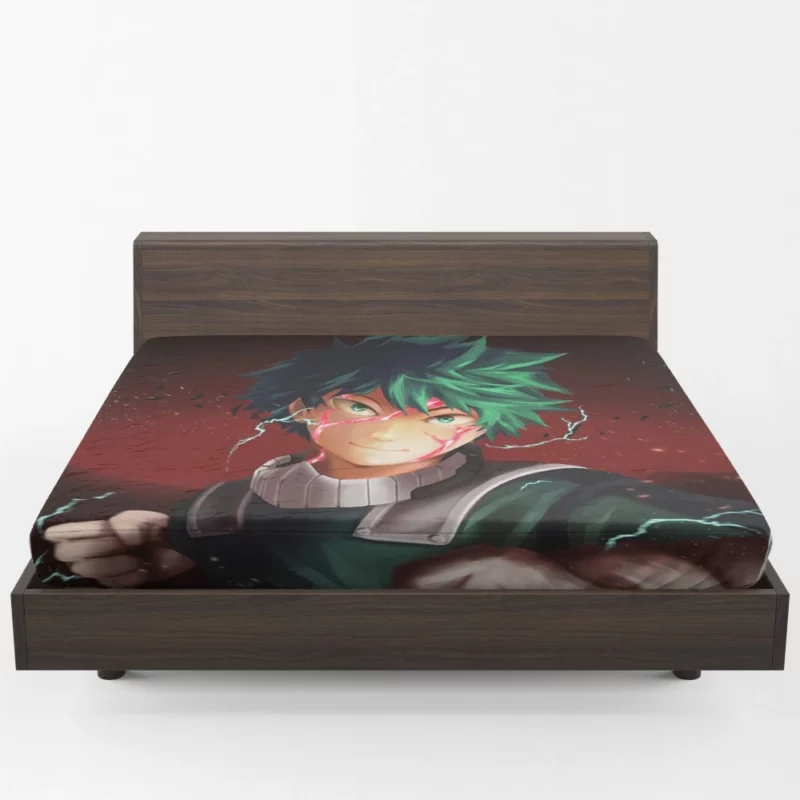 Midoriya Heroic Journey Anime Fitted Sheet 1