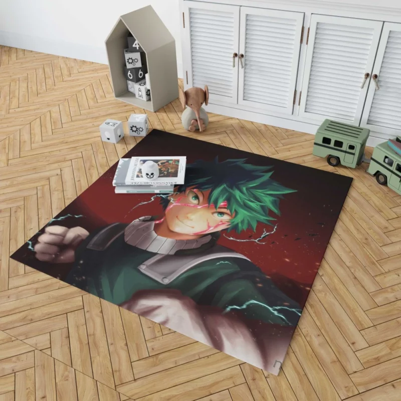 Midoriya Heroic Journey Anime Rug 1