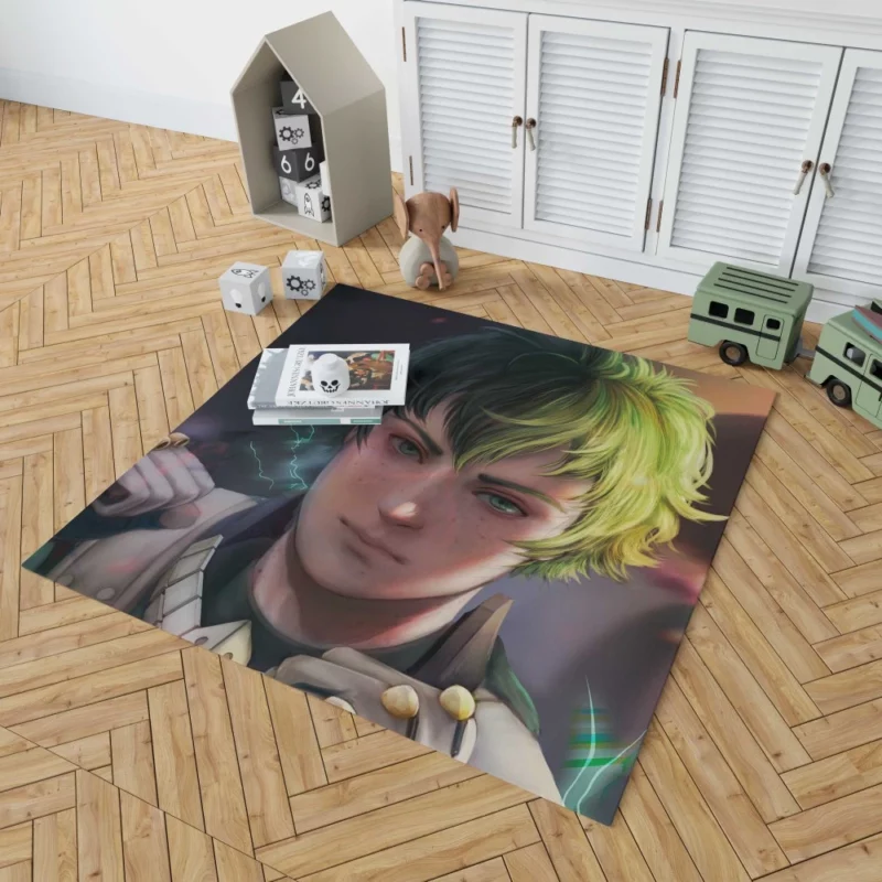 Midoriya Heroic Spirit Anime Rug 1