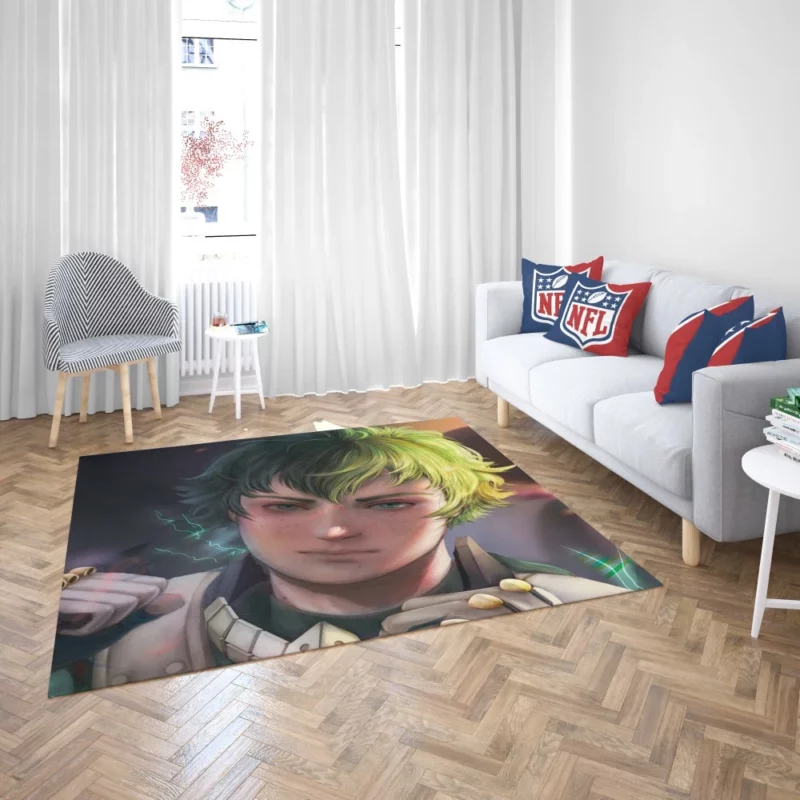 Midoriya Heroic Spirit Anime Rug 2