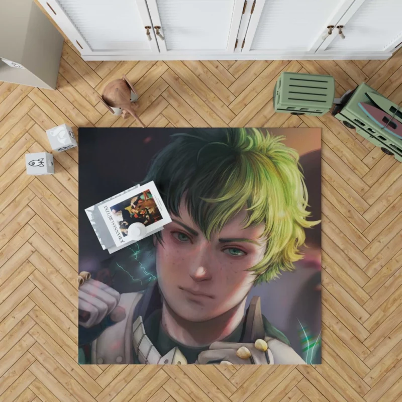 Midoriya Heroic Spirit Anime Rug