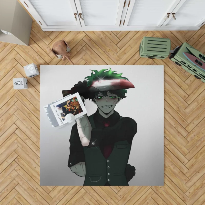 Midoriya Heroic Unveiling Anime Rug