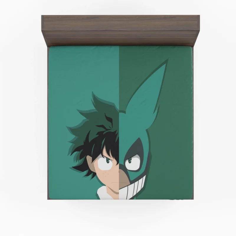 Midoriya Izuku Rising Hero Tale Anime Fitted Sheet