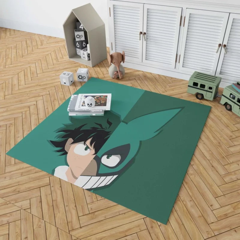 Midoriya Izuku Rising Hero Tale Anime Rug 1