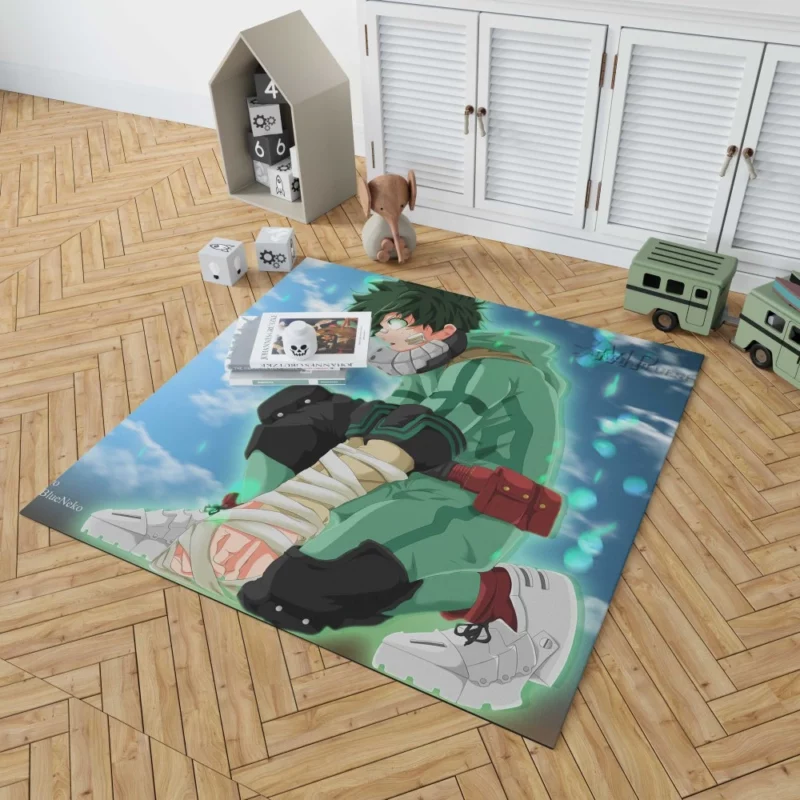 Midoriya Journey to Greatness Anime Rug 1