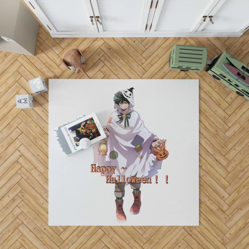 Midoriya Journey to Hero Anime Rug