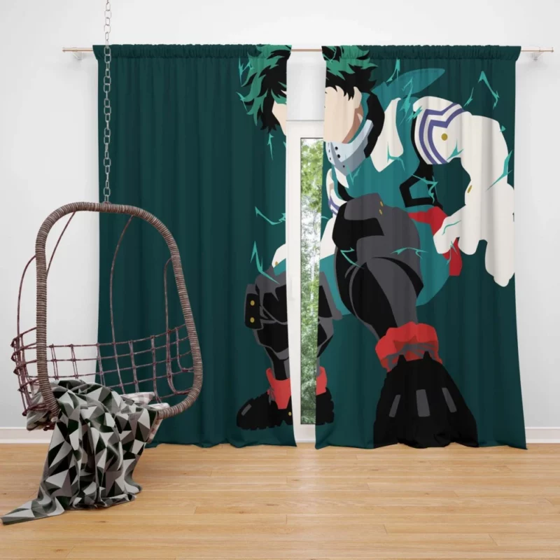 Midoriya Legacy of a Hero Anime Curtain