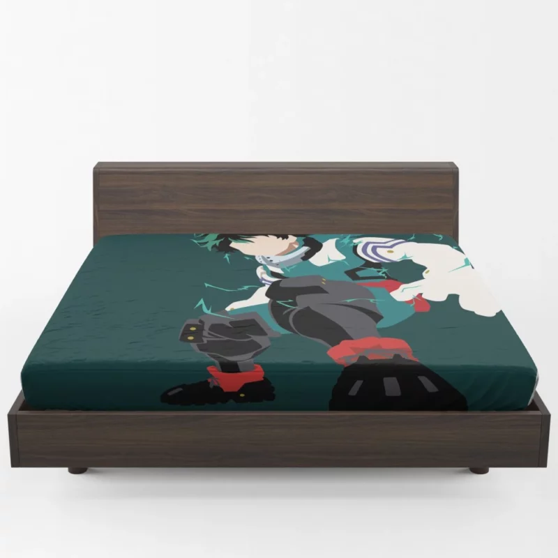 Midoriya Legacy of a Hero Anime Fitted Sheet 1