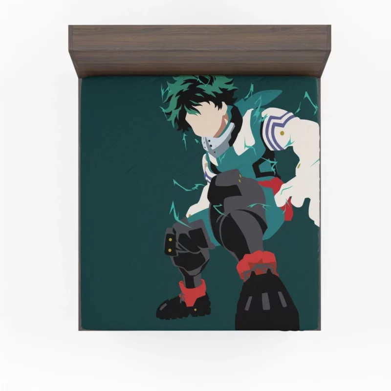 Midoriya Legacy of a Hero Anime Fitted Sheet