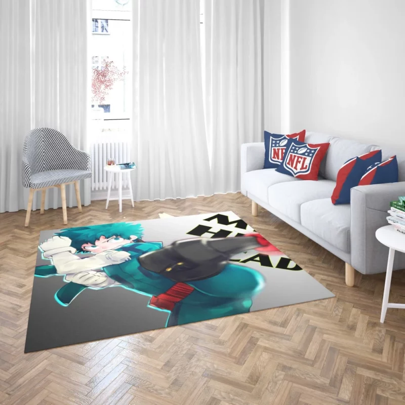 Midoriya Path of a Hero Anime Rug 2