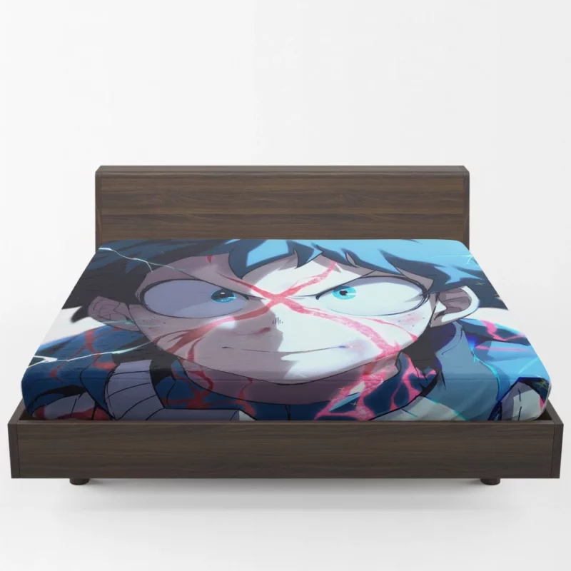 Midoriya Path of the Hero Anime Fitted Sheet 1