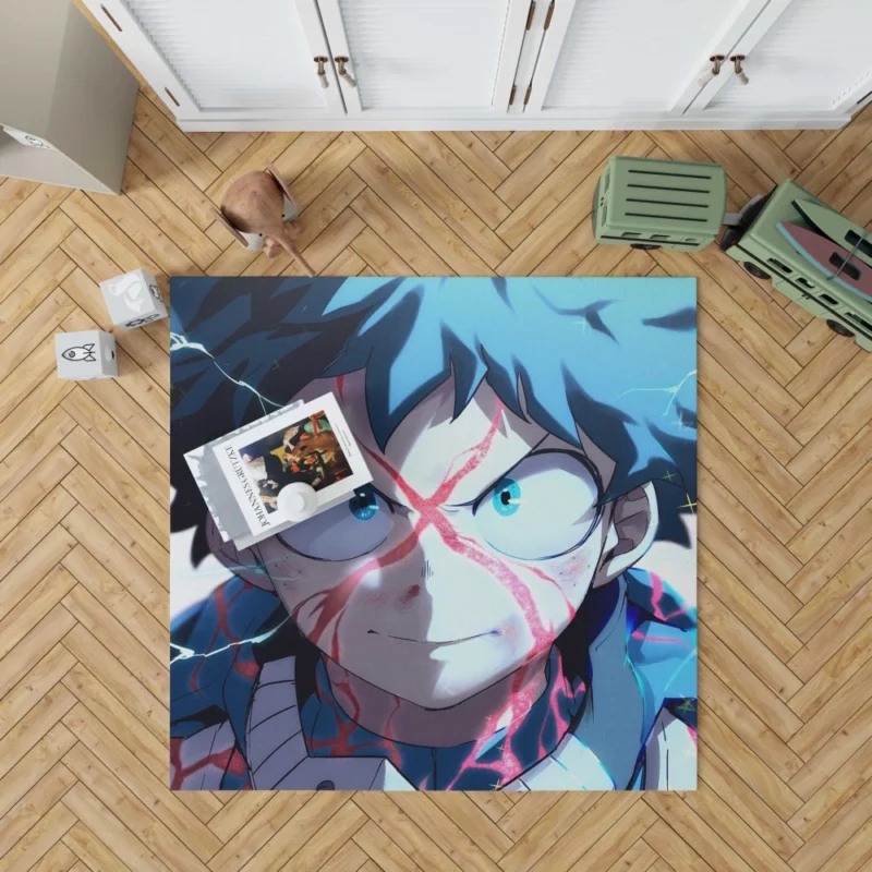 Midoriya Path of the Hero Anime Rug