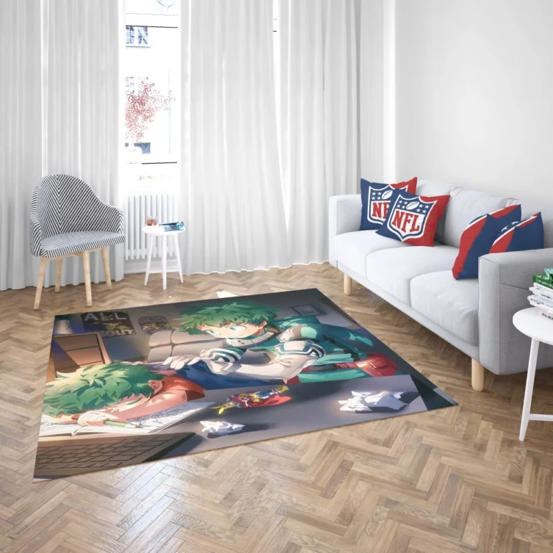 Midoriya Quest for Greatness Anime Rug 2