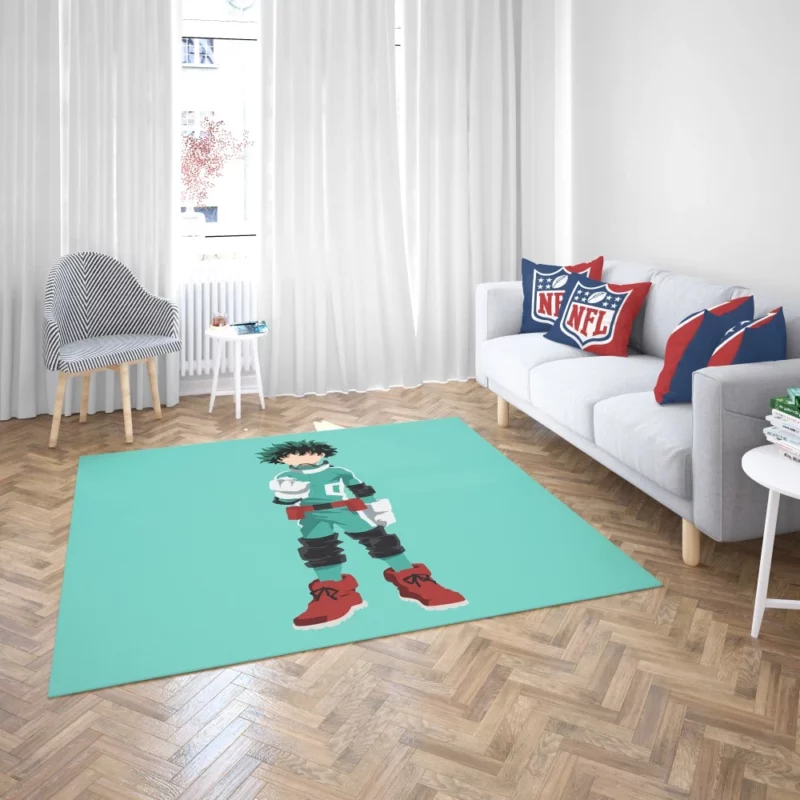 Midoriya Quest for Heroism Anime Rug 2