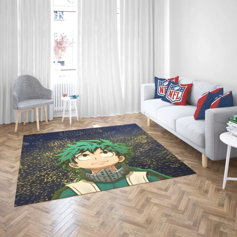 Midoriya Rising to Greatness Anime Rug 2