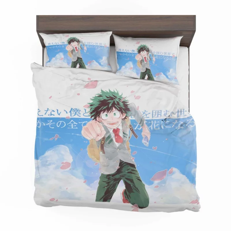 Midoriya Road to Hero Anime Bedding Set 1