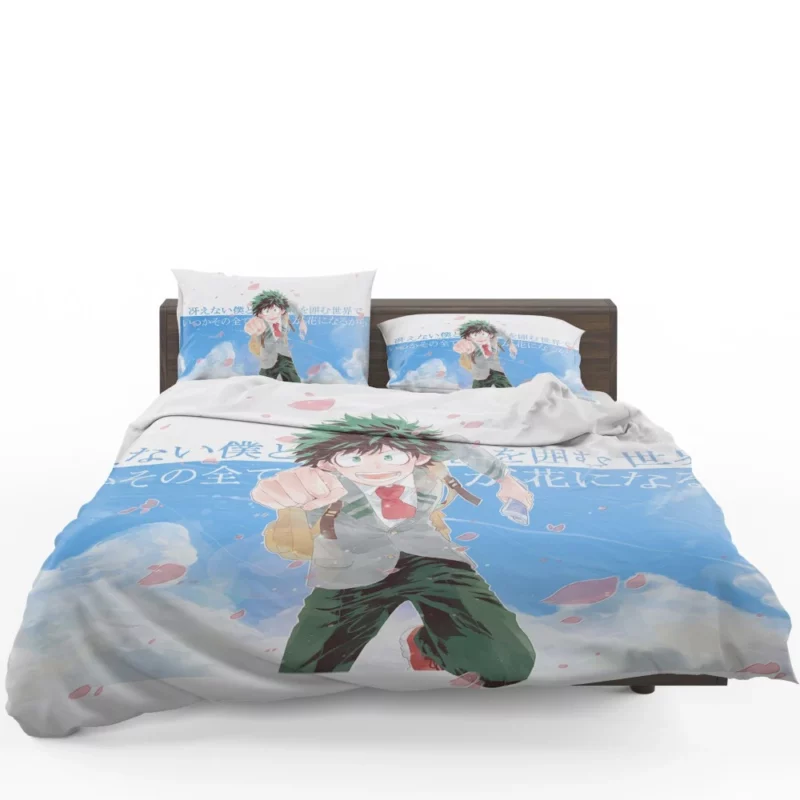 Midoriya Road to Hero Anime Bedding Set