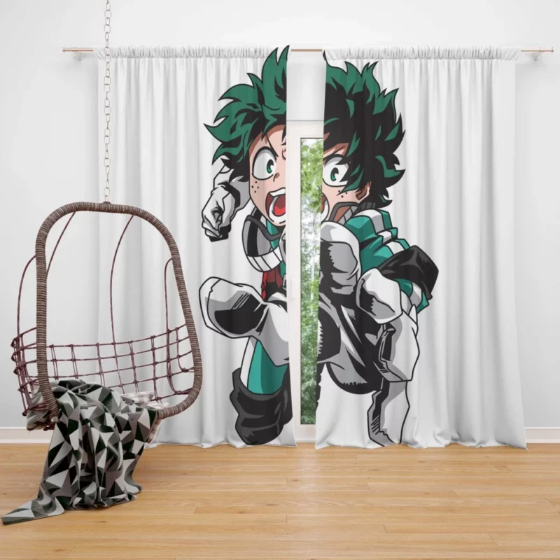 Midoriya Steps to Heroism Anime Curtain