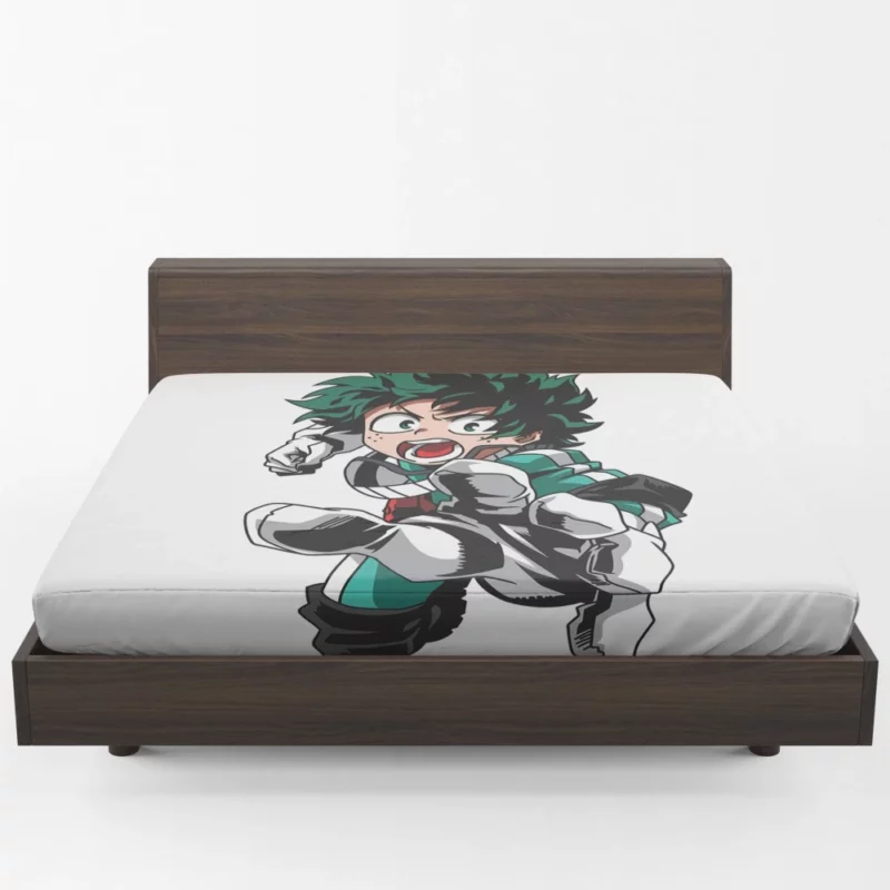 Midoriya Steps to Heroism Anime Fitted Sheet 1