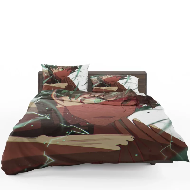 Midoriya Unleash Your Power Anime Bedding Set