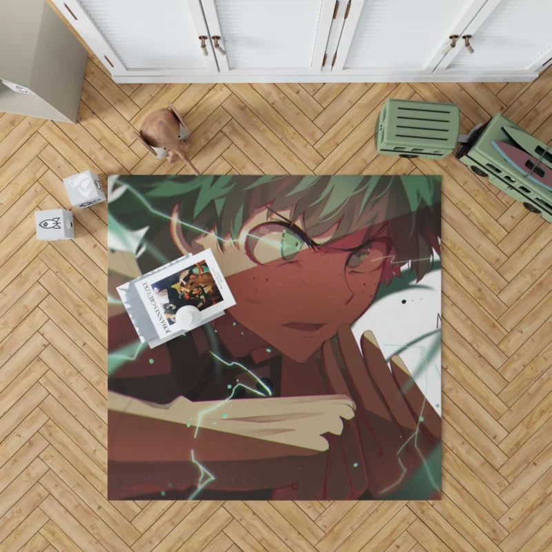 Midoriya Unleash Your Power Anime Rug