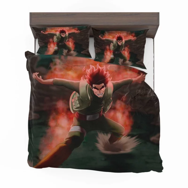 Might Guy Power Unleashed Anime Bedding Set 1